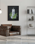 Plakat - Winter candle