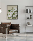 Poster - Evadne peonies in beige
