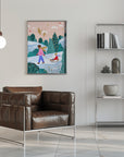 Plakat - Snowy Sledge Walk 2