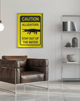 Plakat - Caution Alligators