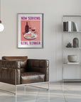 Plakat - Girl Dinner No 1