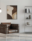 Poster - Brown Tones Geometric 2
