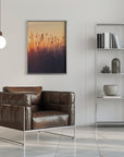 Plakat - Sunset Grass Filelds 06 - Admen.dk