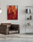 Plakat - Red Flowers 03 - Admen.dk