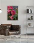 Plakat - Red Flowers 8 - Admen.dk