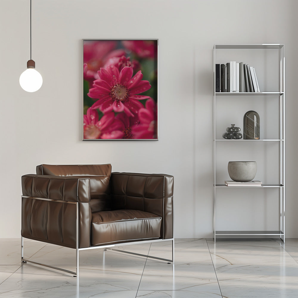 Plakat - Red Flowers 09 - Admen.dk