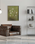 Plakat - White Flowers 01 - Admen.dk