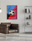 Plakat - Dynamic Soccer Action