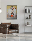 Plakat - Dynamic Soccer Player