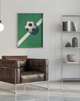 Plakat - Classic Soccer Field Ball