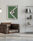 Plakat - Soccer Ball Corner