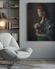 Canvas - Zuzanna and flowers - Admen.dk