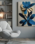 Canvas - Blue Nymphaea - Admen.dk