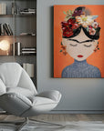 Canvas - Frida (Orange Version) - Admen.dk