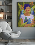 Canvas - Frida and birds - Admen.dk