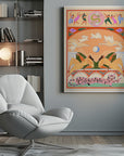 Canvas - Rabbit Jumps Over the Moon - Admen.dk