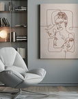 Canvas - Ratio 4x5 Print By Bohonewart 4 - Admen.dk