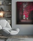 Canvas - Kimono in red - Admen.dk