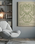 Canvas - Vessel Collection : New Beginnings (LineArt) - Admen.dk