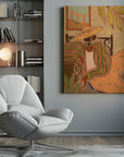 Canvas - Lady in Stripe - Admen.dk
