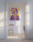 Canvas - Frida and flowers - Admen.dk