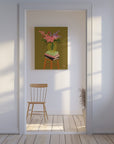 Canvas - Floral Vase - Admen.dk