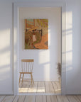 Canvas - Lady in Stripe - Admen.dk