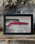 Plakat - US classic car 1958 taillight abstract