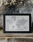 Poster - Coddiwomple world map