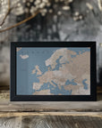 Poster - Amias detailed map of Europe