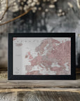 Poster - Piper detailed map of Europe