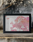 Poster - Tatiana detailed map of Europe