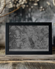 Plakat - Gray vintage map of Hannover Germany