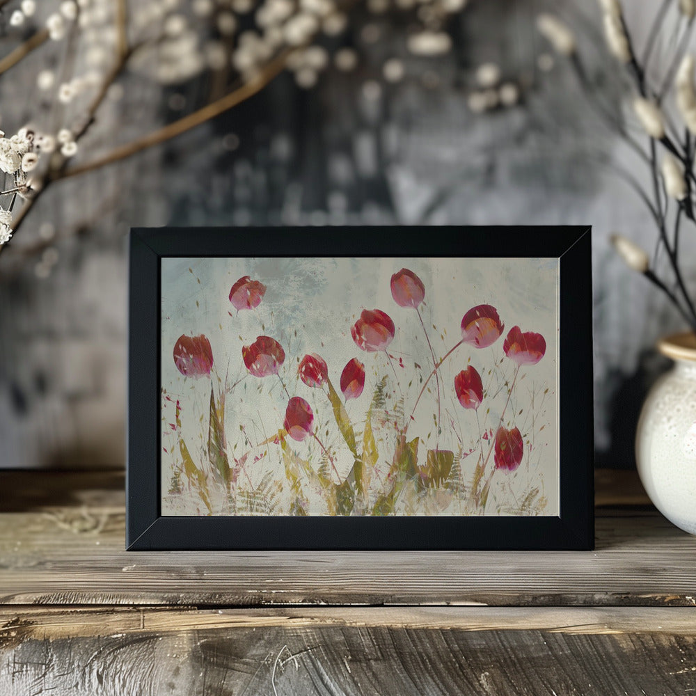 Plakat - Happy tulips