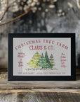 Poster - Christmas tree farm