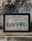Poster - Vintage Christmas tree farm (2)