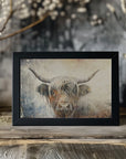 Poster - Cow Highland Illustration Art 01