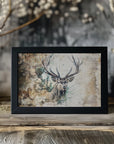 Plakat - Deer Animal Vintage Art Illustration Wallart 10
