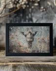 Poster - Giraffe Animal Vintage Art Illustration Wallart 10