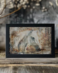 Plakat - Horse Animal Vintage Art Illustration Wallart 06