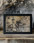 Plakat - Horse Animal Vintage Art Illustration Wallart 17