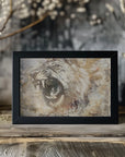 Plakat - Lion Animal Vintage Art Illustration Wallart 13