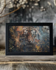 Poster - Tiger Animal Vintage Art Illustration Wallart 06