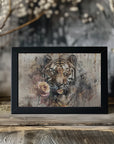 Poster - Tiger Animal Vintage Art Illustration Wallart 15