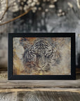 Poster - Tiger Animal Vintage Art Illustration Wallart 17