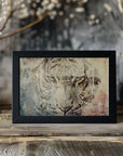 Plakat - Tiger Animal Vintage Art Illustration Wallart 18