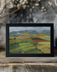 Plakat - Theodore patchwork landscape