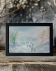 Poster - Winter skaters