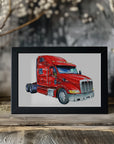 Poster - Red Truck 02