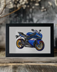 Poster - Blue Motorbike 06